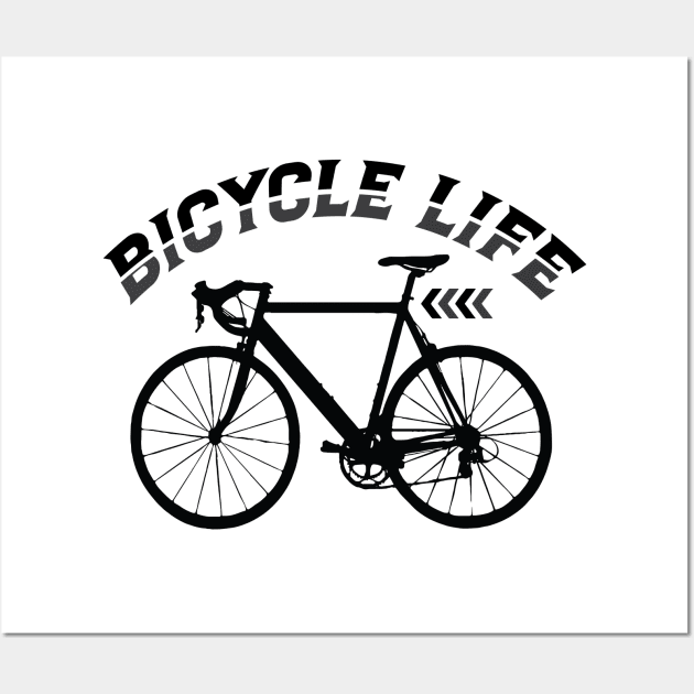 Bicycle Life Wall Art by Nataliatcha23